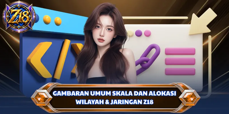 Gambaran umum skala dan alokasi wilayah & jaringan Z18