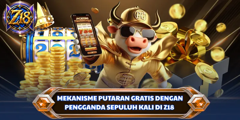 Mekanisme putaran gratis dengan pengganda sepuluh kali di Z18