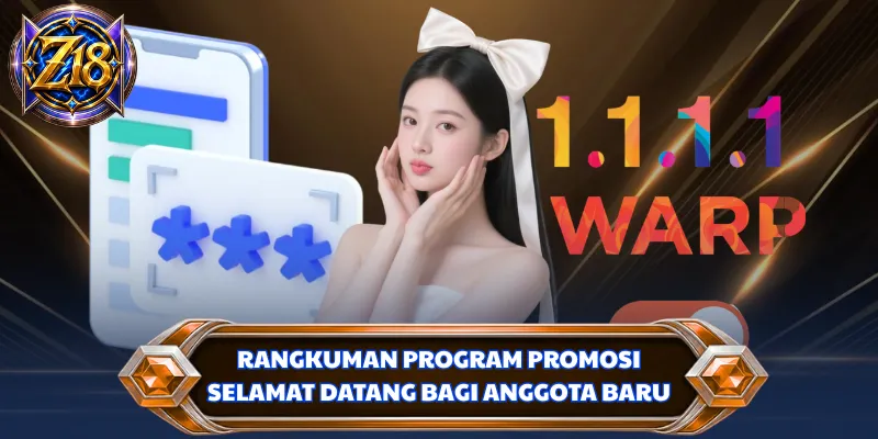 Rangkuman program promosi selamat datang bagi anggota baru