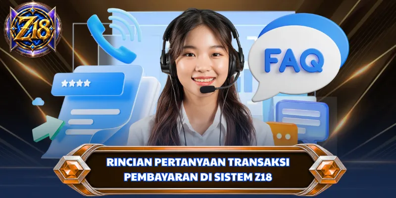 Rincian pertanyaan transaksi pembayaran di sistem Z18